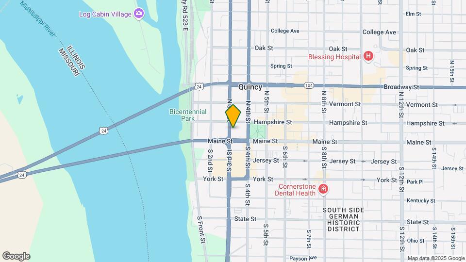 116 N 3rd St Map and Location Details