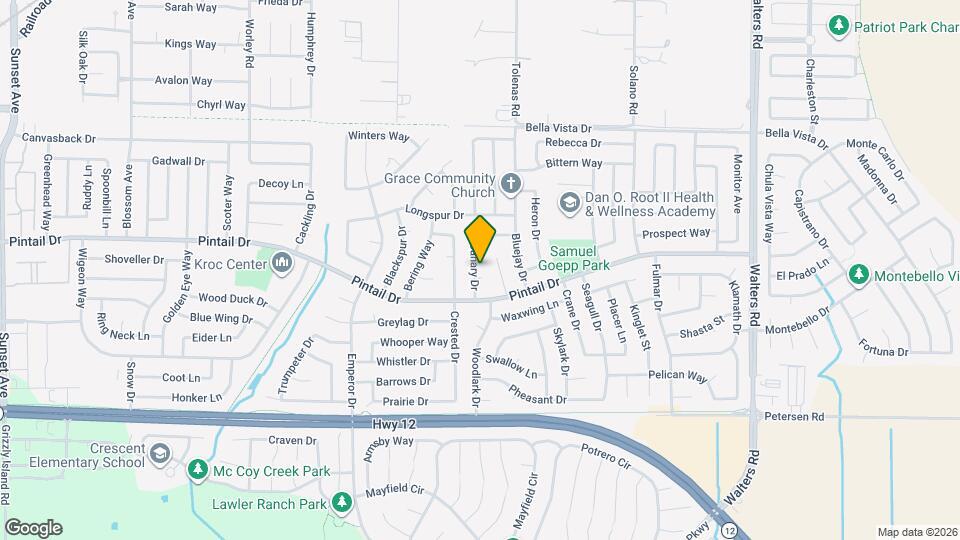 1100 Canary Ct Map and Location Details