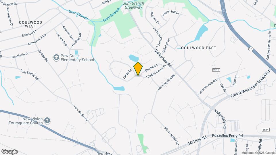 7207 Hidden Creek Dr Map and Location Details