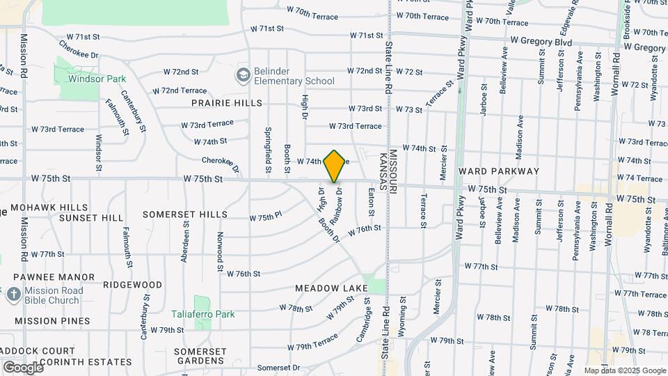 7506 Rainbow Dr Map and Location Details