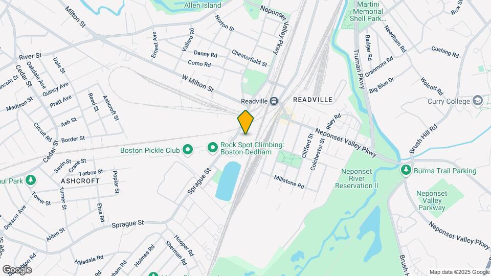 Readville Campus Mapa y Detalles de la Ubicación