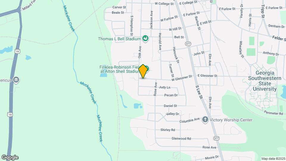 418 W Glessner St Map and Location Details