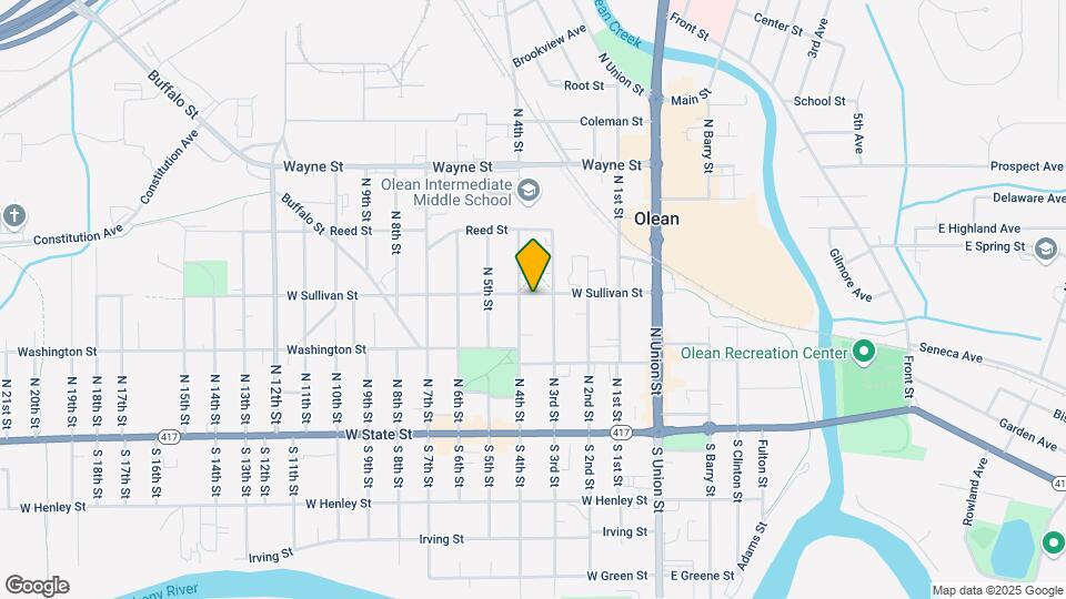 411 W Sullivan St Map and Location Details