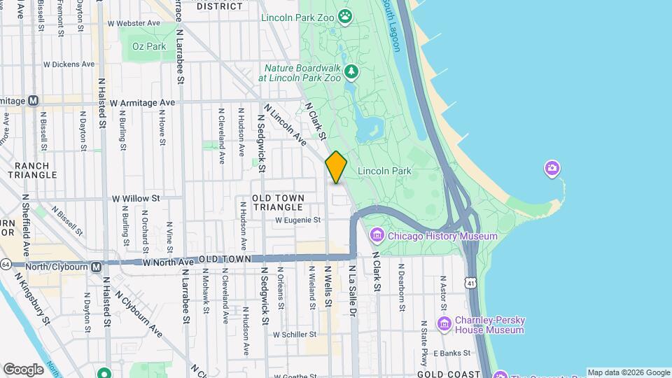 1750 N Clark St Map and Location Details