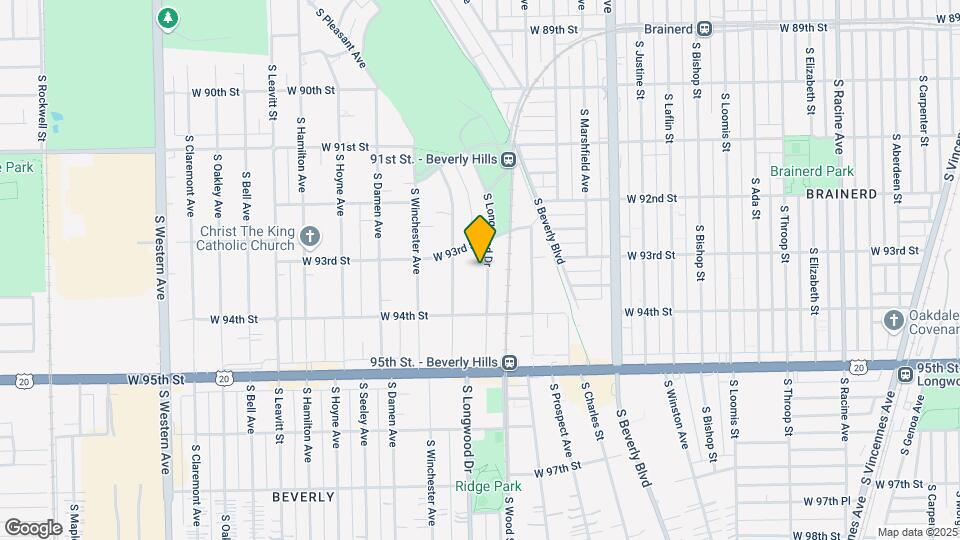 9330 S Longwood Dr Mapa y Detalles de la Ubicación