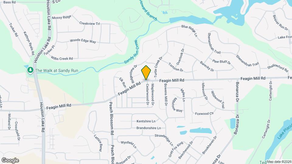 601 Cedarwood Dr Map and Location Details