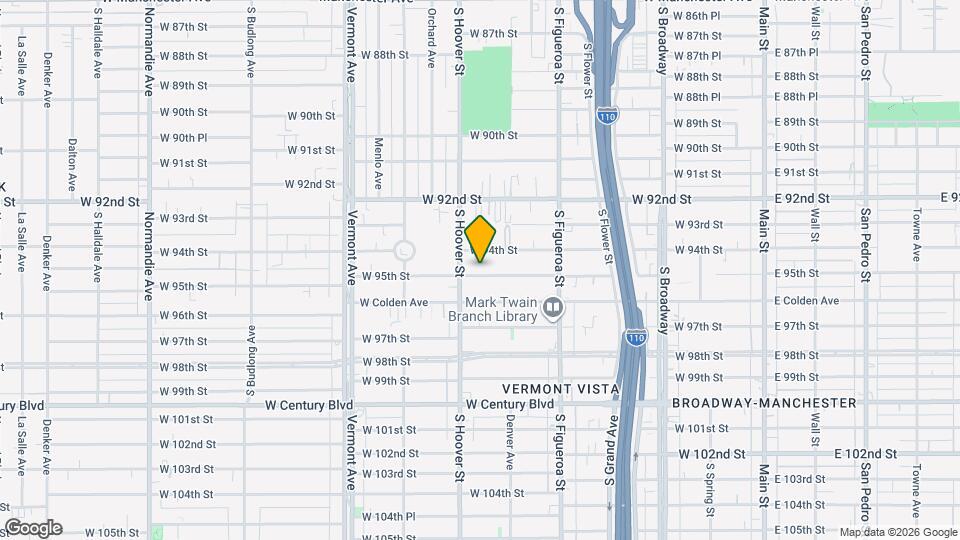 639 W 95th St Mapa y Detalles de la Ubicación