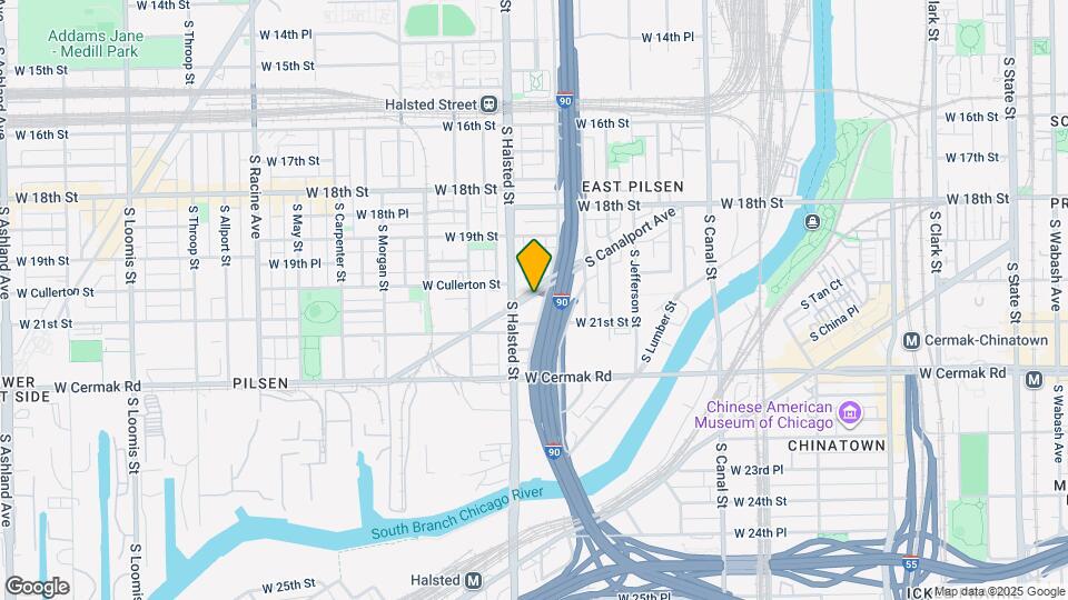 2029 S Canalport Ave Map and Location Details