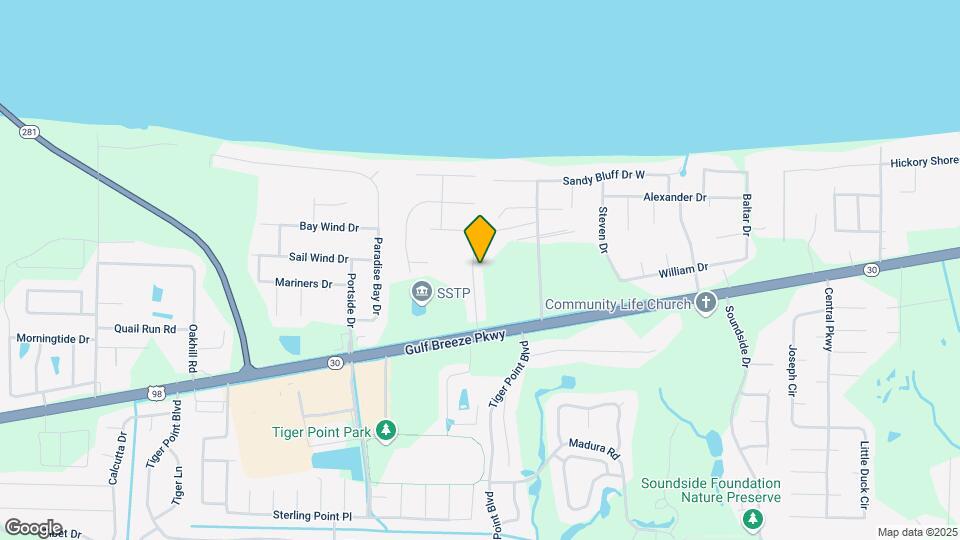 1514 Bay Woods Rd Map and Location Details