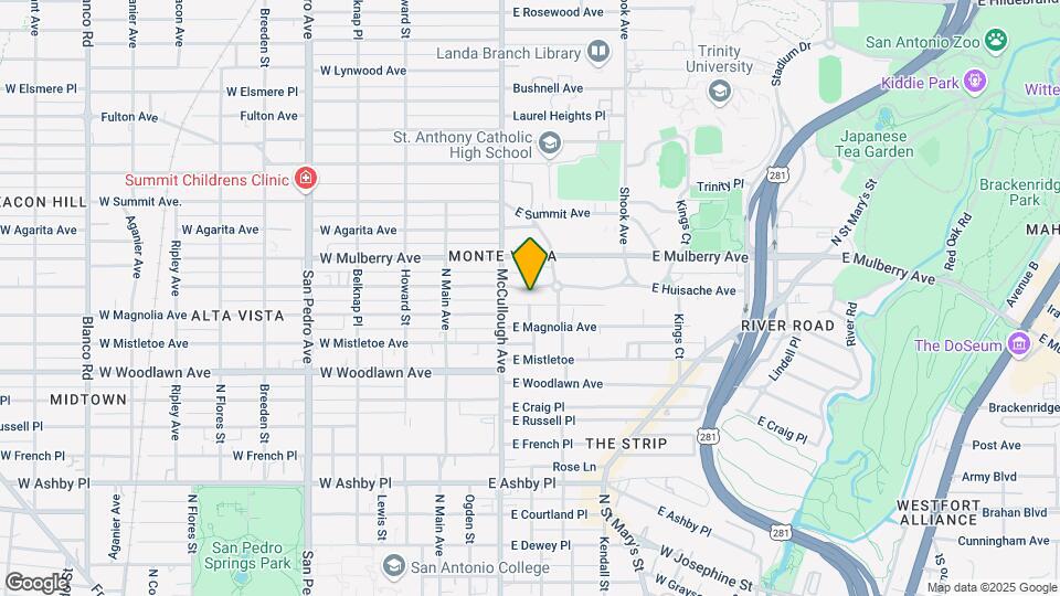 226 E Huisache Ave Map and Location Details