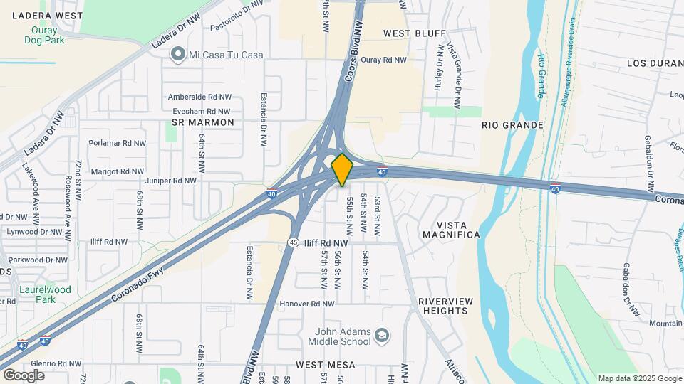 1732 Del Cielo Dr NW Map and Location Details