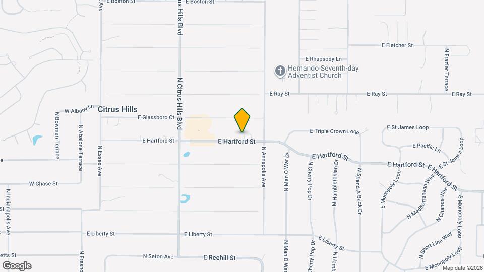 741 E Hartford St Map and Location Details