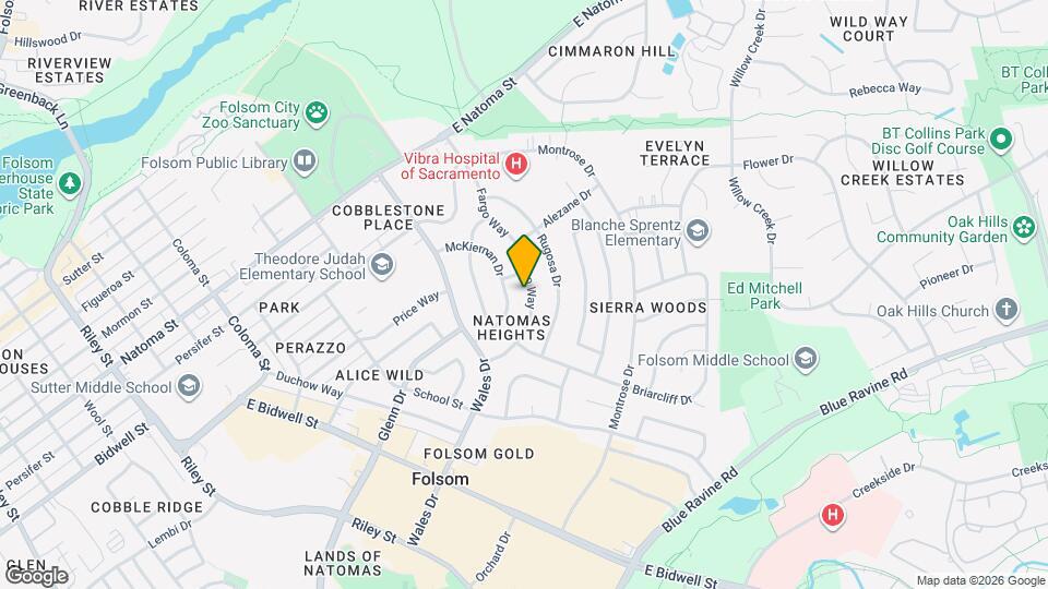 124 Fargo Way Map and Location Details