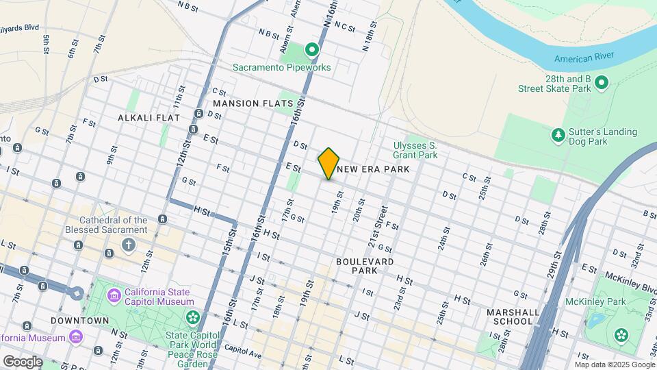 1810 E St Map and Location Details