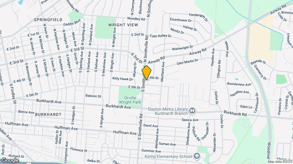114 S Smithville Rd Map and Location Details