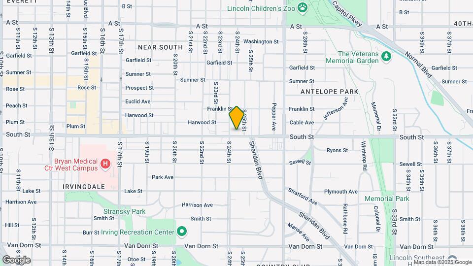 2046 S 24th St Map and Location Details