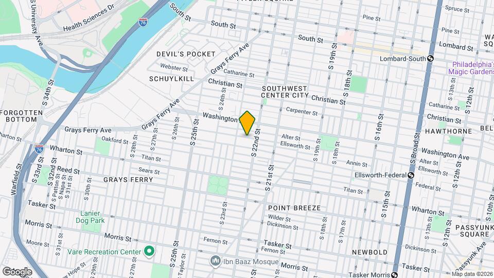 2220 Ellsworth St Mapa y Detalles de la Ubicación