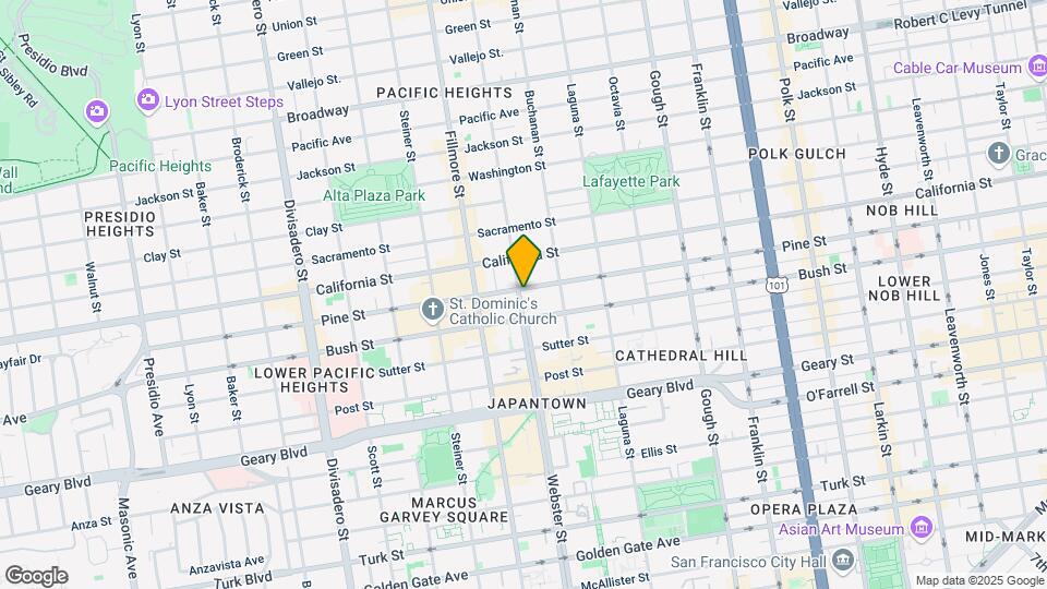2191 Pine St Mapa y Detalles de la Ubicación