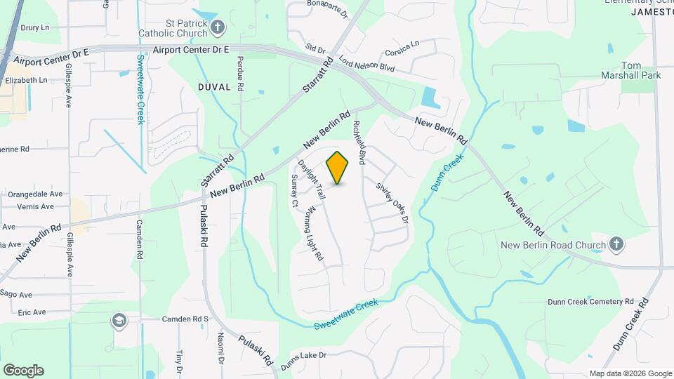 1228 Spring Creek Ct Mapa y Detalles de la Ubicación