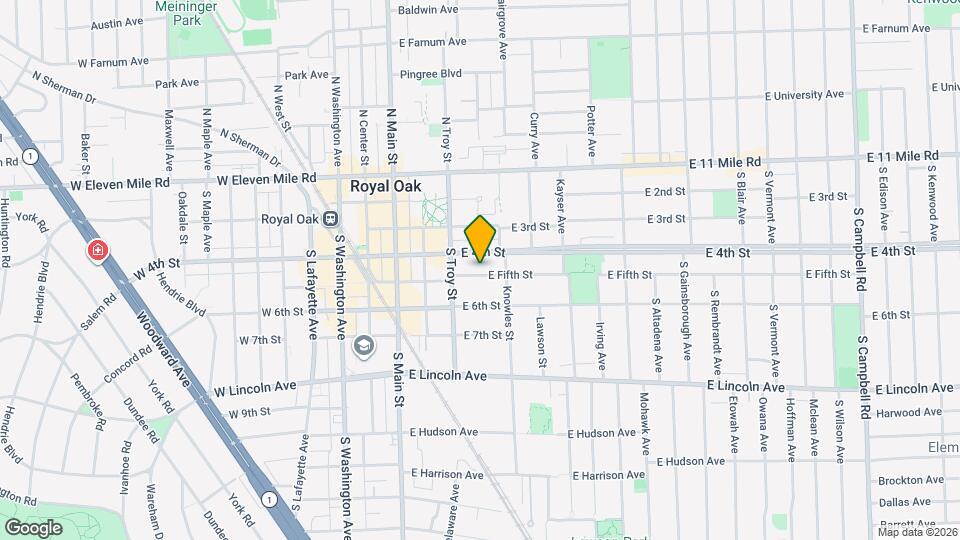 329 E 5th St Map and Location Details