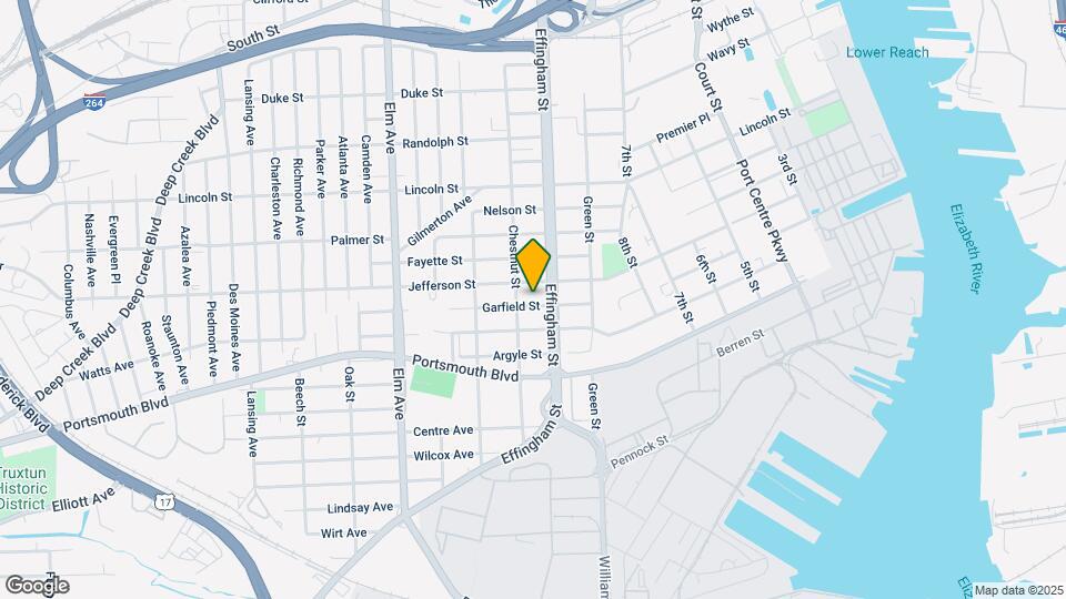 816 Garfield St Map and Location Details