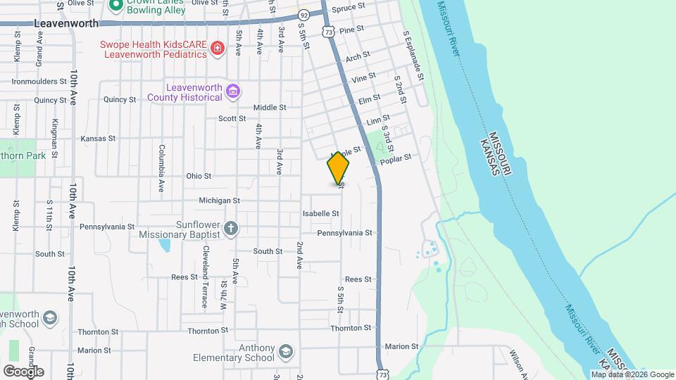 1612 S 5th St Map and Location Details