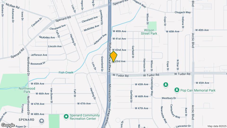 1508 W 43rd Ave Map and Location Details