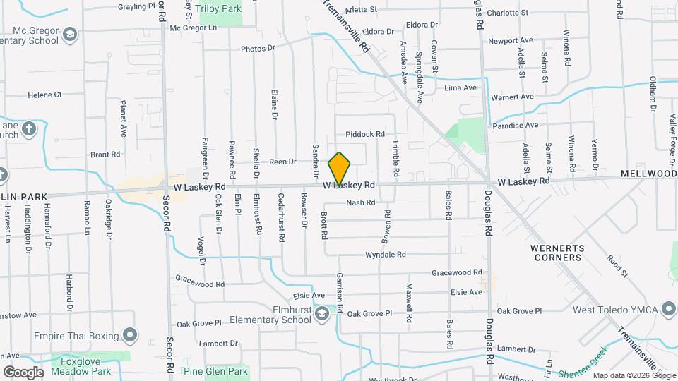 2849 W Laskey Rd Map and Location Details