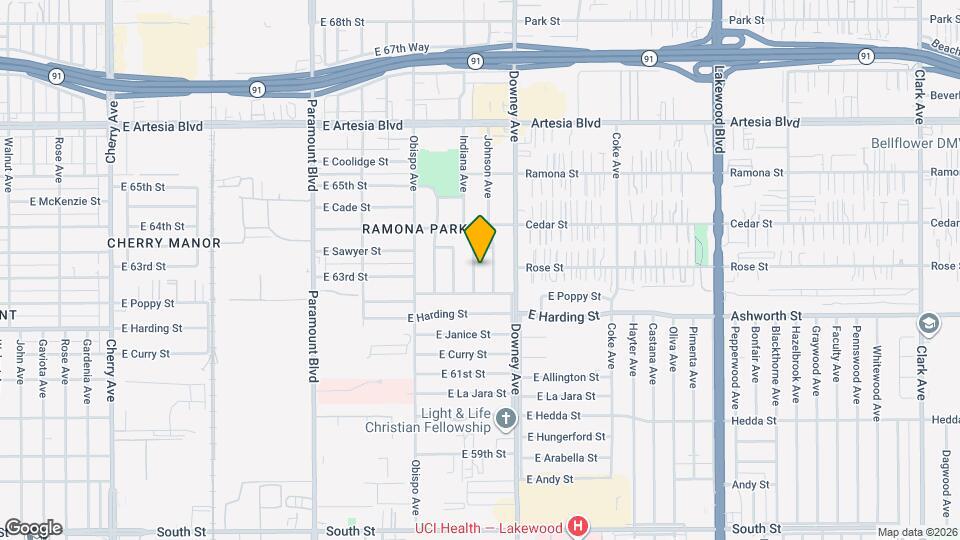 6310 Indiana Ave Mapa y Detalles de la Ubicación