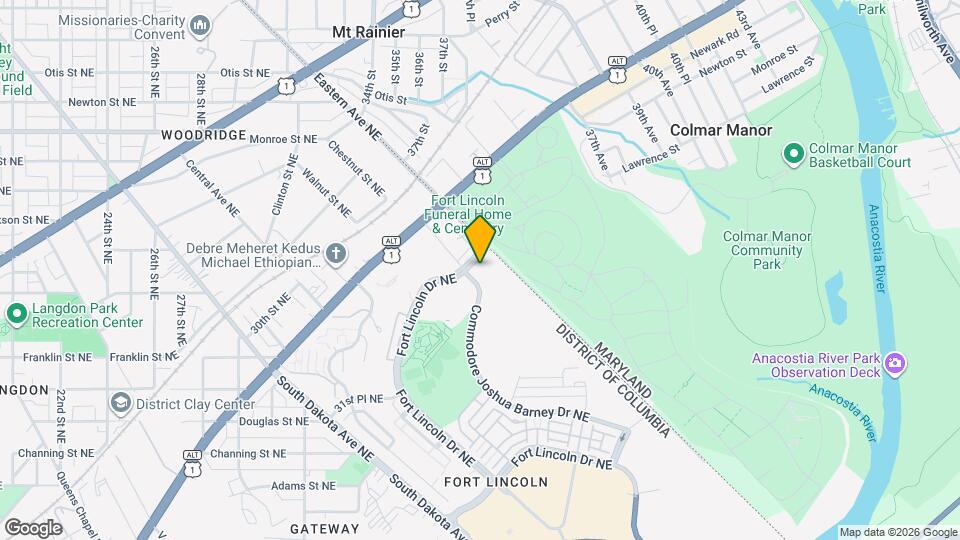 3502 Commodore Joshua Barney Dr NE, Unit 302 Map and Location Details