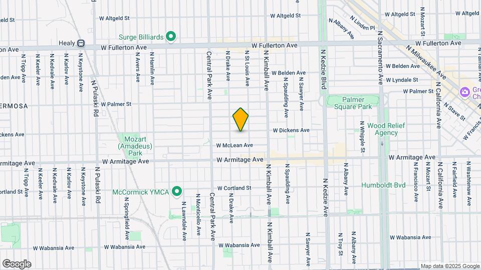 3517 W Dickens Ave, Unit 2 Map and Location Details