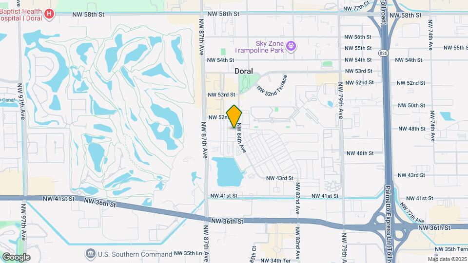 8436 NW 51st Terrace Map and Location Details
