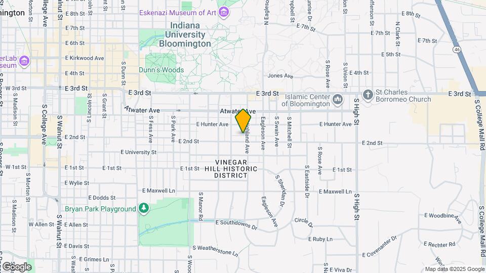 524 S Highland Ave Mapa y Detalles de la Ubicación