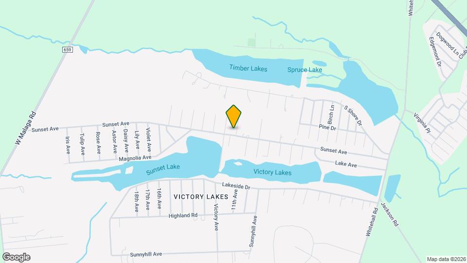 2722 Sunset Ave Map and Location Details