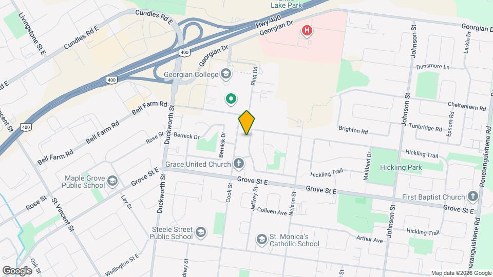 61 College Cres Map and Location Details