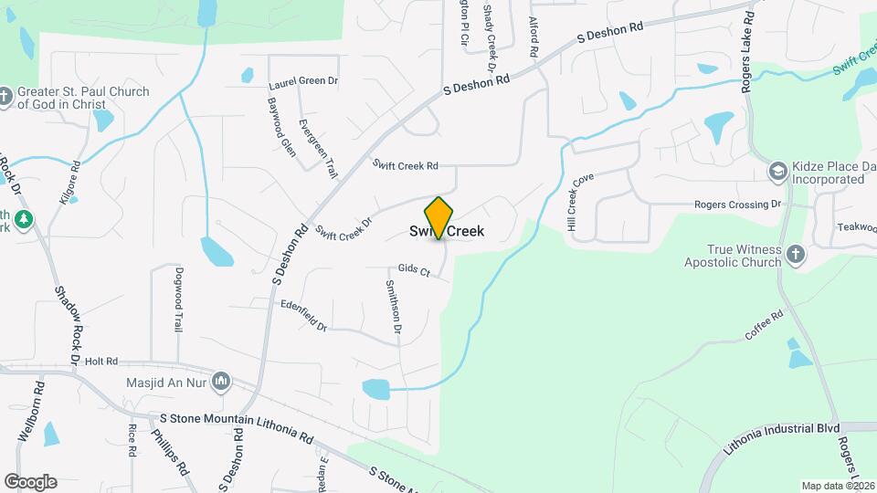 1367 Swift Creek Ln Map and Location Details