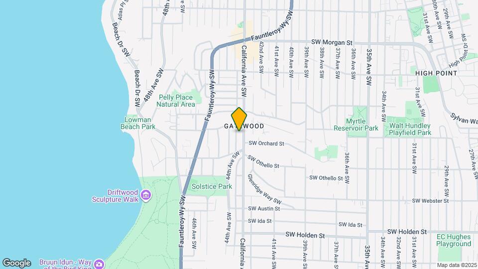 7113 California Ave SW Mapa y Detalles de la Ubicación