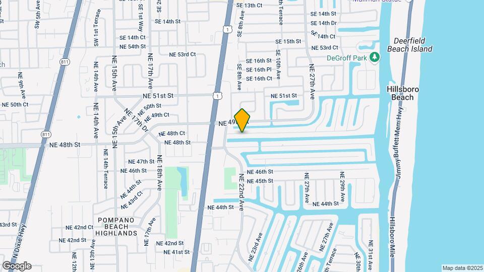 2300 NE 48th Ct Map and Location Details