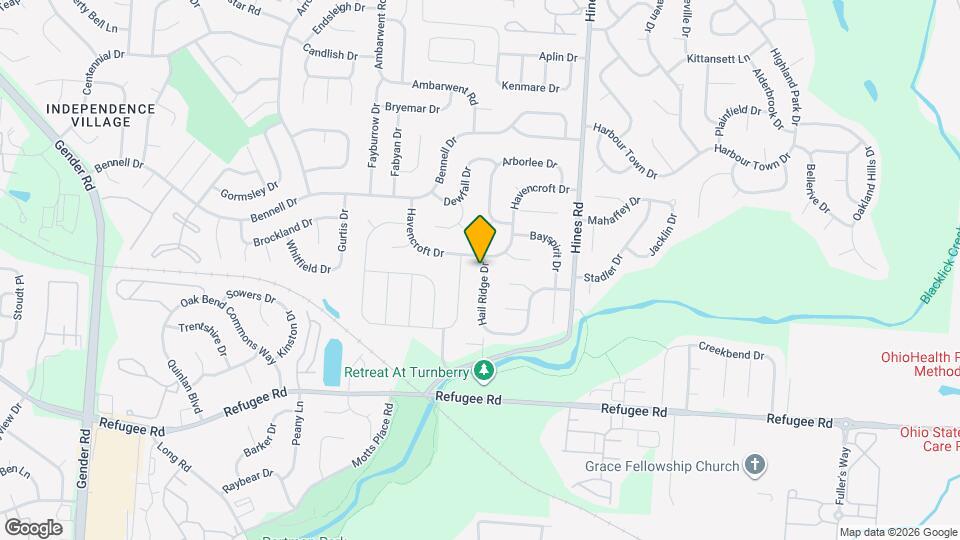 3411 Hail Ridge Dr Map and Location Details