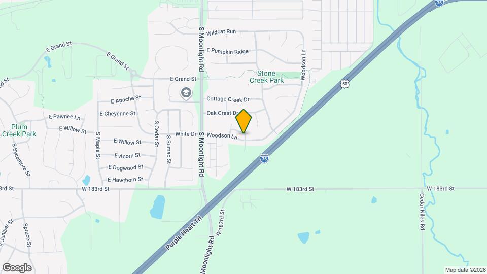 803 S Woodson Ct Map and Location Details