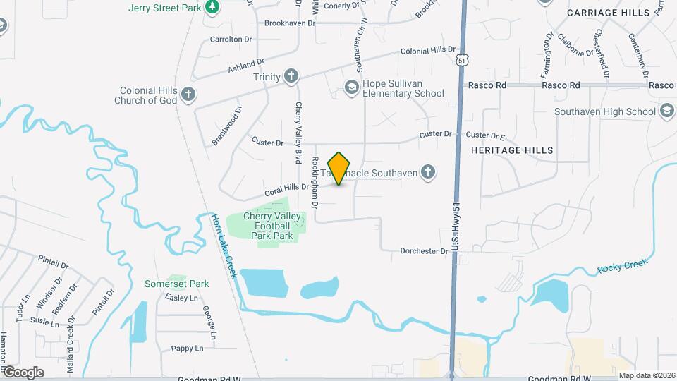 1891 Coral Hills Dr Map and Location Details