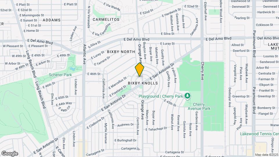 4591 Orange Ave Map and Location Details