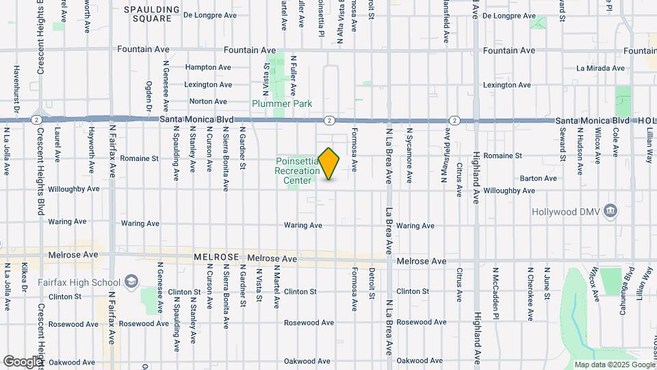 7259 Willoughby Ave Map and Location Details