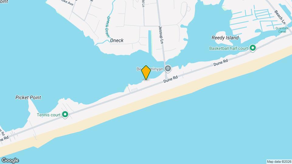 260 Dune Rd Map and Location Details