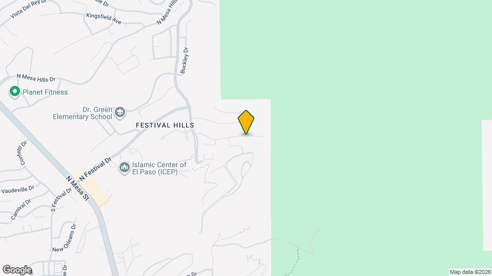 444 San Clemente Dr Map and Location Details