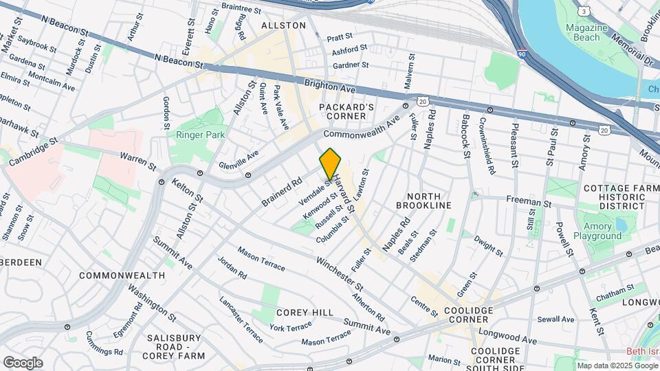12 Verndale St, Unit 2 Map and Location Details