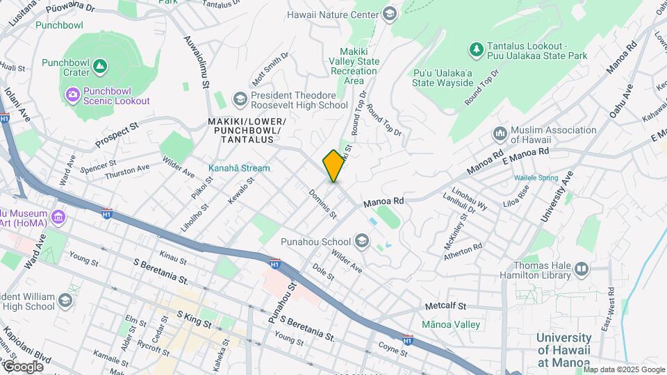 1519 Nehoa St Map and Location Details