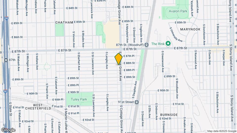8810 S Cottage Grove Ave Map and Location Details