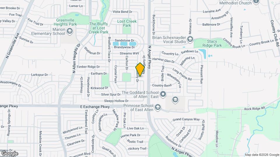 1551 Cedar Springs Dr Map and Location Details