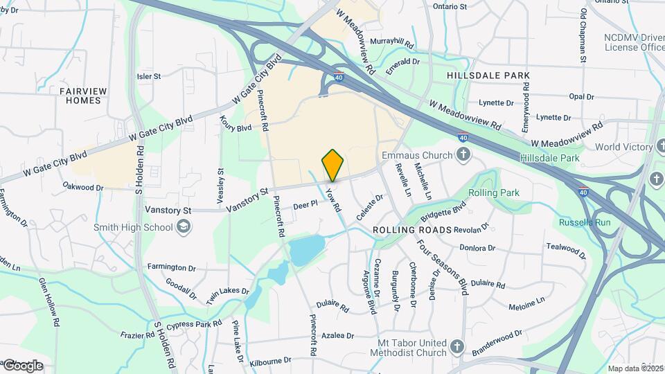 2503 Vanstory St Map and Location Details